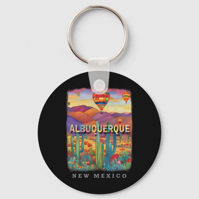 Albuquerque New Mexico Nm Desert Oasis Sd316  Keychain (Front)