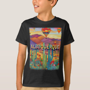 Albuquerque New Mexico Nm Desert Oasis Sd316 T-Shirt
