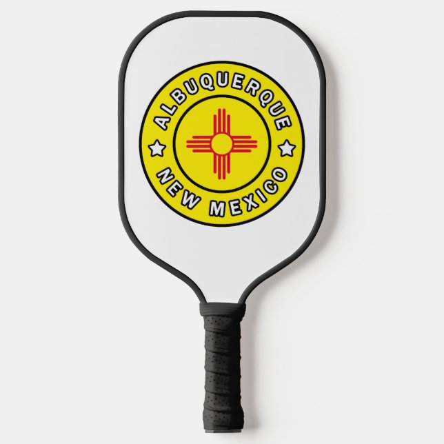 Albuquerque New Mexico Pickleball Paddle (Front)