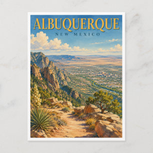 Albuquerque New Mexico Sandia Peak GeoSaga Postcard
