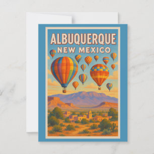 Albuquerque New Mexico Skies Postcard