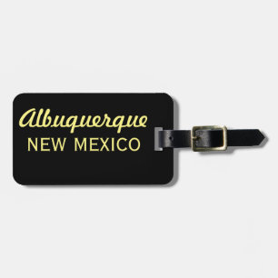 Albuquerque New Mexico Skyline-SG Luggage Tag