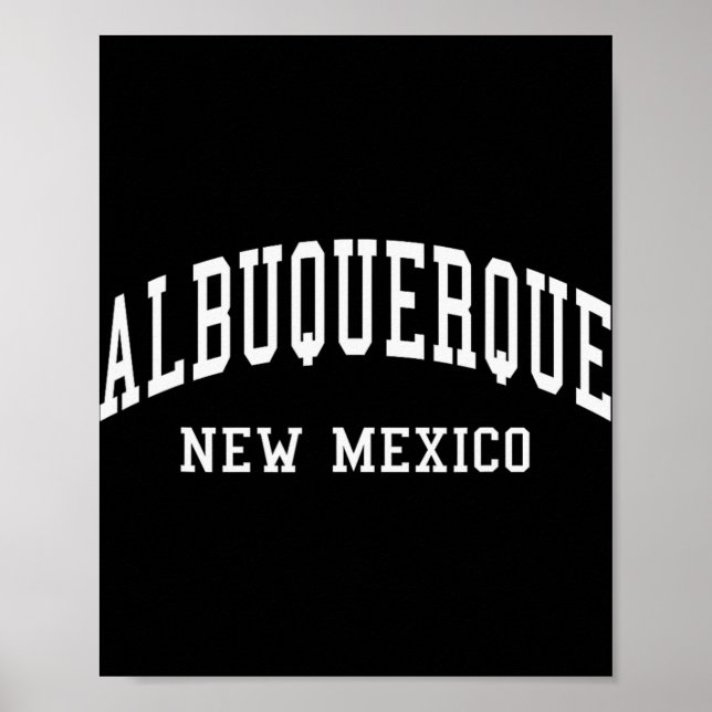 Albuquerque - New Mexico - Throwback Design - Clic Poster (Front)