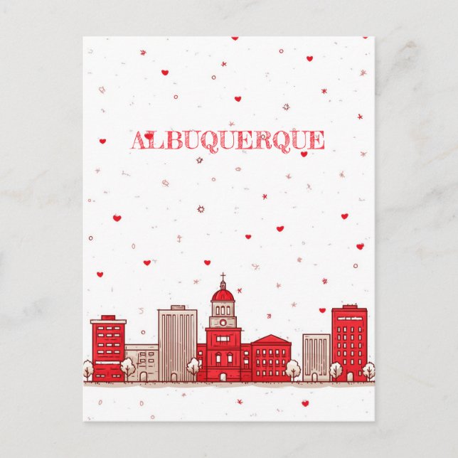 Albuquerque New Mexico Travel Postcard (Front)