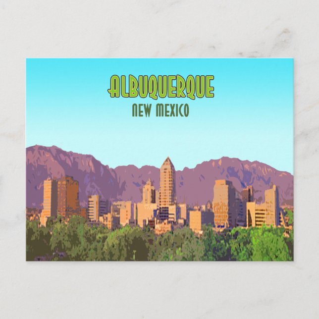Albuquerque New Mexico Vintage Postcard (Front)