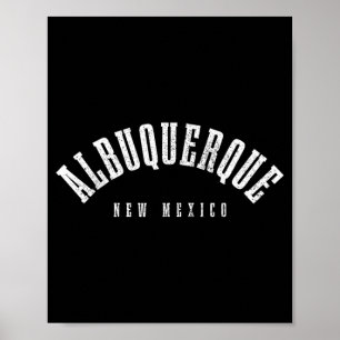 Albuquerque New Mexico Vintage Pride Poster