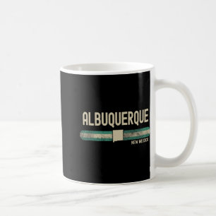 Albuquerque Nm New Mexico Travel &amp; 80s Style  Coffee Mug