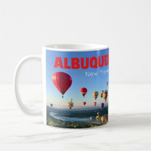 Albuquerque Nouveau-Mexique Café Mug Hot Air Ballo