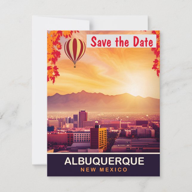 Albuquerque, Nouveau-Mexique, Carte postale Voyage (Devant)