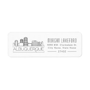 Albuquerque, Nouveau-Mexique, Skyline stylisée