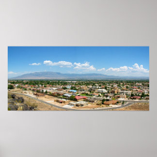 albuquerque sandia mountains poster