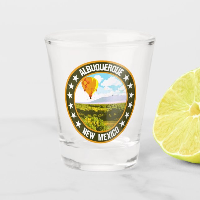 Albuquerque                                     shot glass (Front)