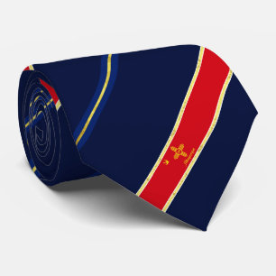 Albuquerque stripes flag neck tie