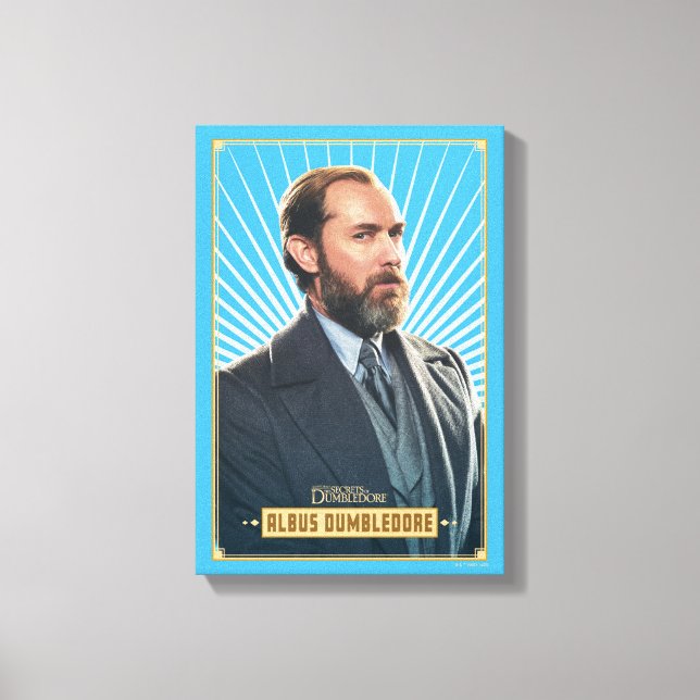 Albus Dumbledore Character Graphic Canvas Print (Front)