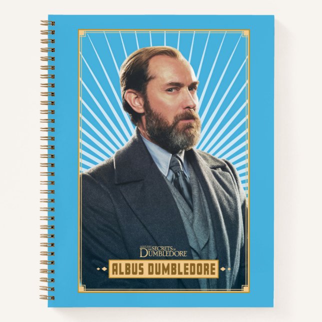Albus Dumbledore Character Graphic Notebook (Front)