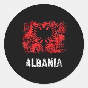 Albynian Patriot Albynia Independence Day Albynian Classic Round Sticker