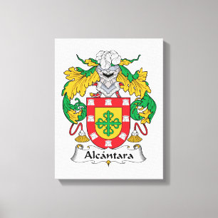 Alcantara Family Crest Canvas Print