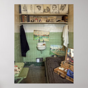 Alcatraz Artist's Cell Poster