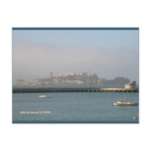 Alcatraz | Blue Beach Song™ Postcard