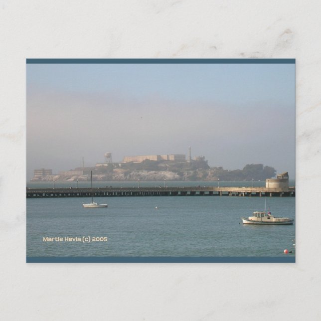 Alcatraz | Carte postale Blue Beach Song™ (Devant)