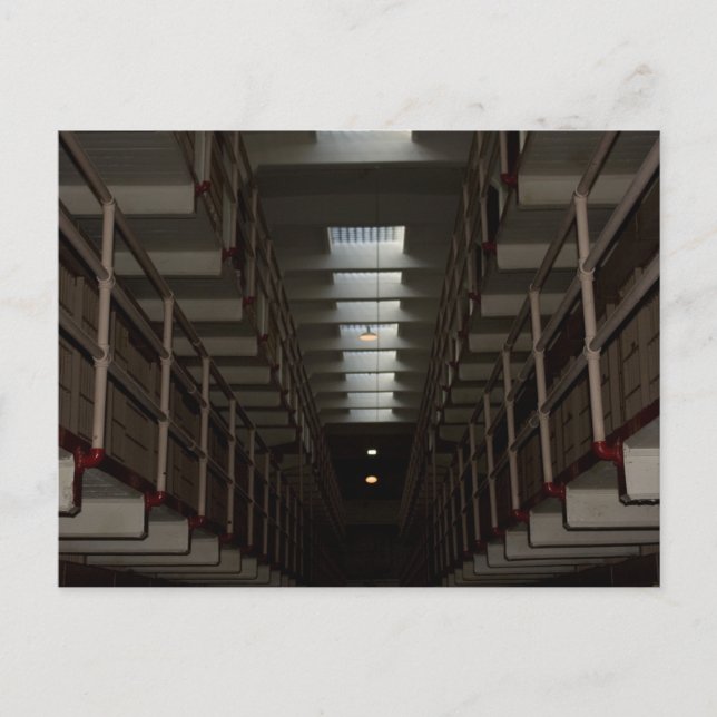 Alcatraz Cell Block - Upper Level Postcard (Front)