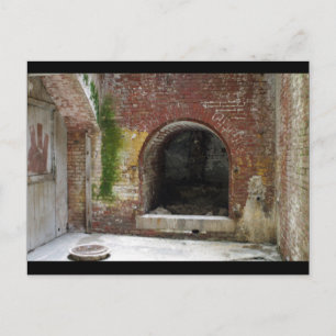 Alcatraz Fireplace Postcard