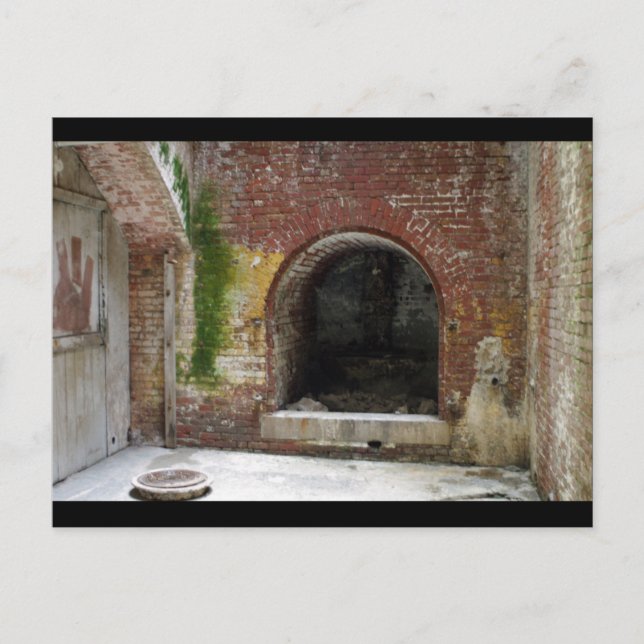 Alcatraz Fireplace Postcard (Front)