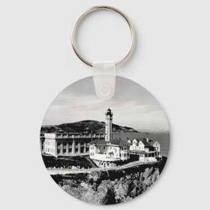 Alcatraz Island Lighthouse Keychain