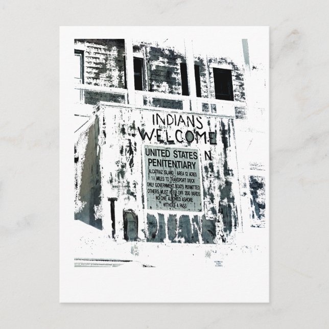 Alcatraz Island Postcard (Front)
