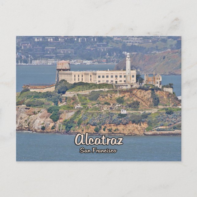 Alcatraz Island Postcard (Front)