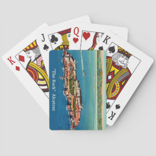 Alcatraz Island Postcard Playing Cards