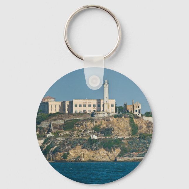 Alcatraz Island Prison San Francisco Bay Keychain (Front)