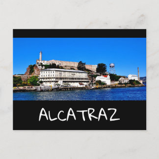 ALCATRAZ ISLAND SAN FRANCISCO CALIFORNIA POSTCARD