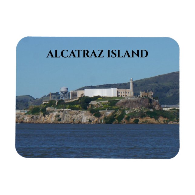 Alcatraz Island - San Francisco Photo Magnet (Horizontal)