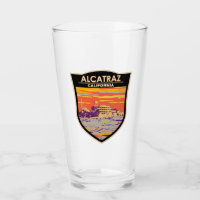Alcatraz Island San Francisco Travel Art Vintage