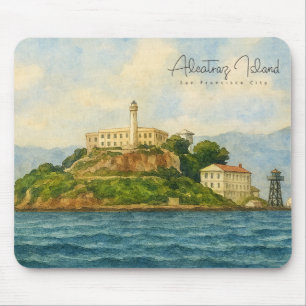Alcatraz Island – San Francisco Travel Landmark Mouse Pad