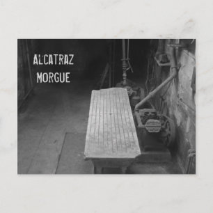 Alcatraz Morgue Postcard