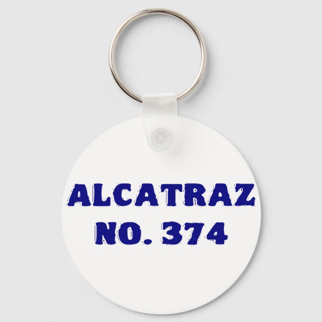 Alcatraz No. 374 Keychain (Front)