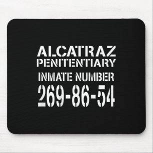 Alcatraz Prison Funny Prisoner Costume Halloween Mouse Pad