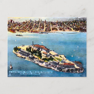 Alcatraz Prison Island, San Francisco Postcard