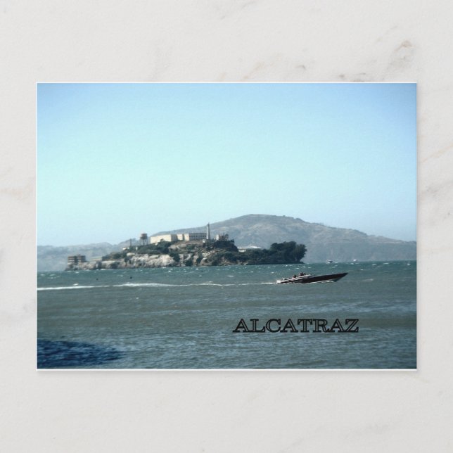 Alcatraz prison postcard (Front)