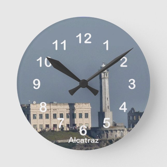 Alcatraz Prison Wall Clock (Front)