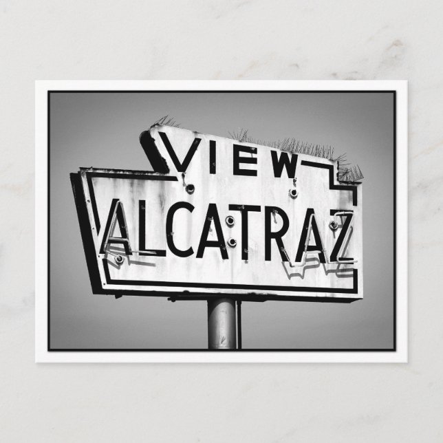 Alcatraz Sign Postcard (Front)