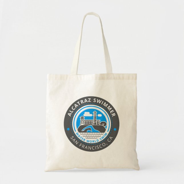 Alcatraz Swimmer tote (more sizes!) (Front)