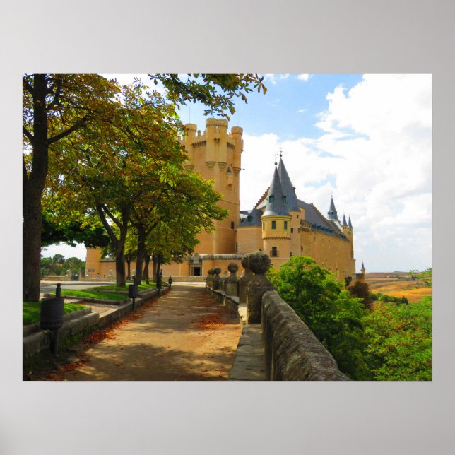 Alcazar (Castle) of Segovia, Spain - Poster (Front)