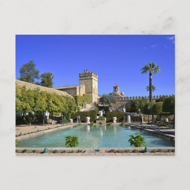 Alcazar Gardens Cordoba Postcard (Front)
