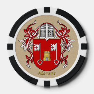 Alcazar Heraldic Arms Poker Chips