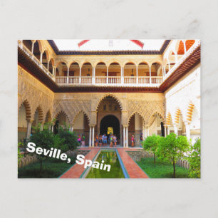 Alcazar of Seville, Spain Postcard