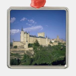 Alcazar, Segovia, Castile Leon, Spain 2 Metal Ornament