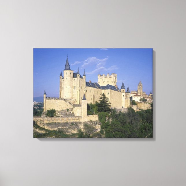 Alcazar, Segovia, Castile Leon, Spain Canvas Print (Front)